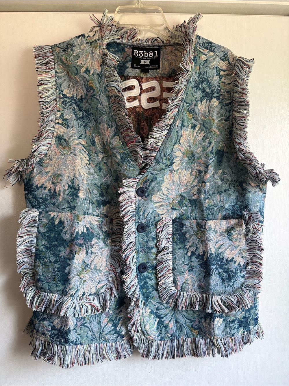 R3bel minds assorted tapestry vest